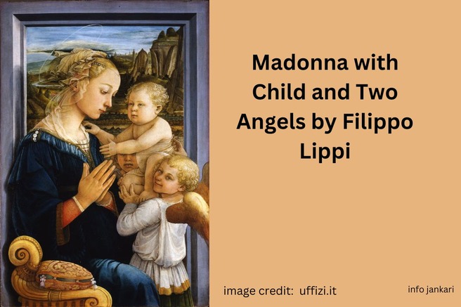 Madonna with Child and Two Angels by Filippo Lippi